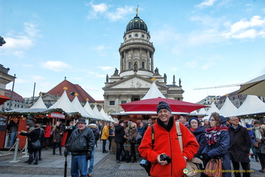 Tony at the Gendarmenmarkt Christmas market